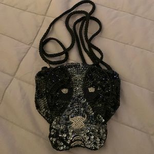 Sequin purse